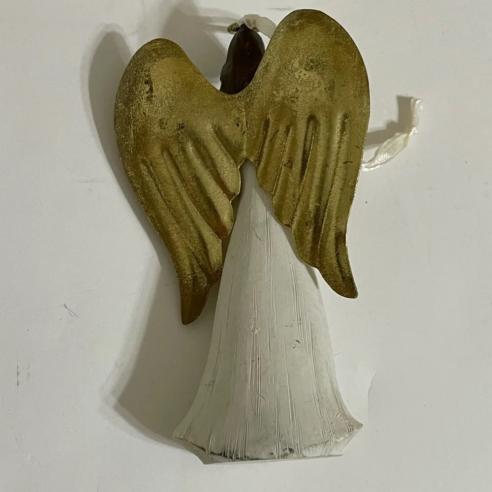 Christmas Ornaments Set/3 Angel Old World Santa Nutcracker